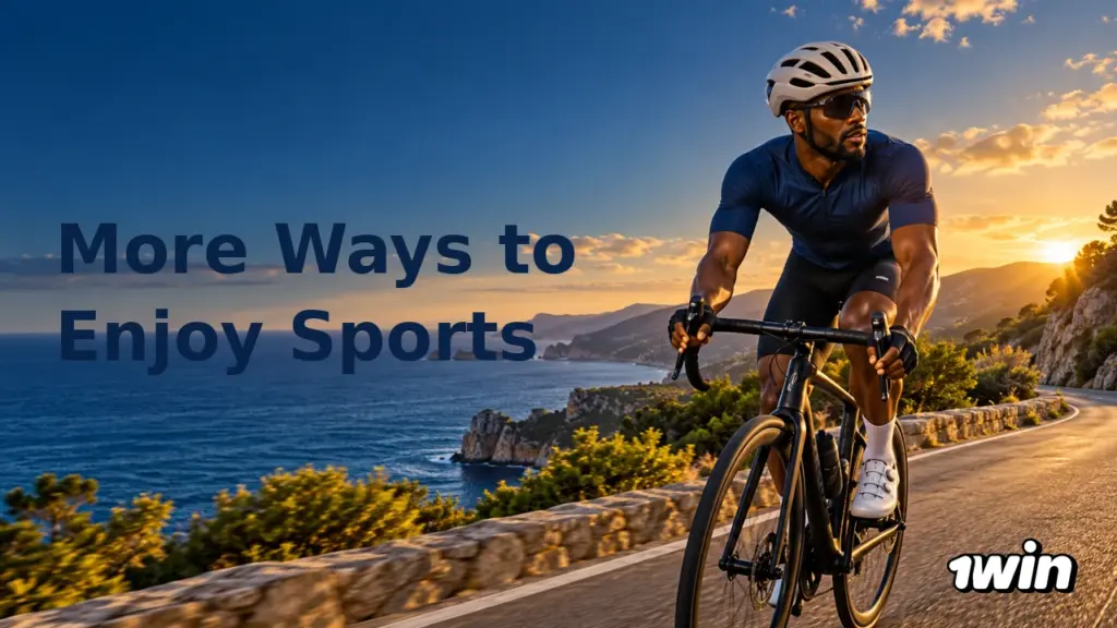 1win cycling illustration