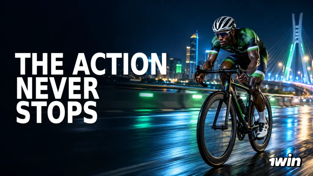 1win cycling illustration
