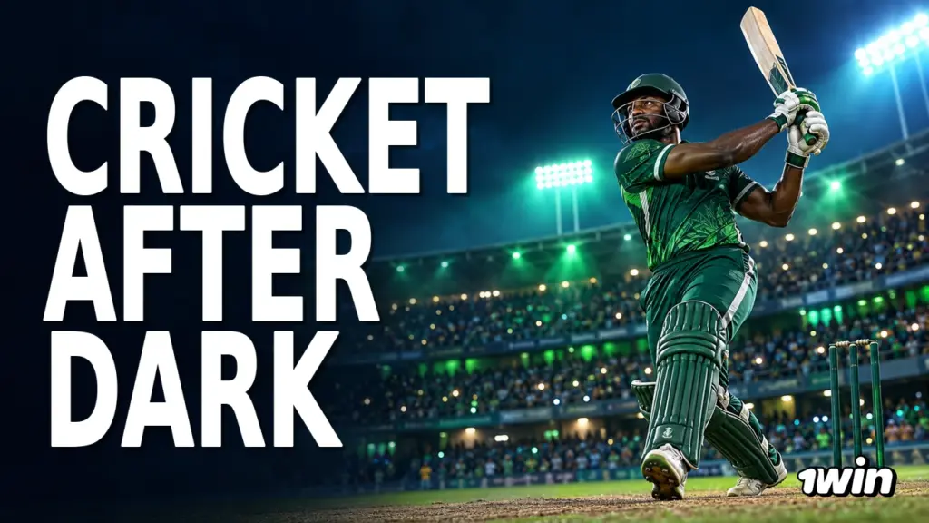 1win cricket illustration