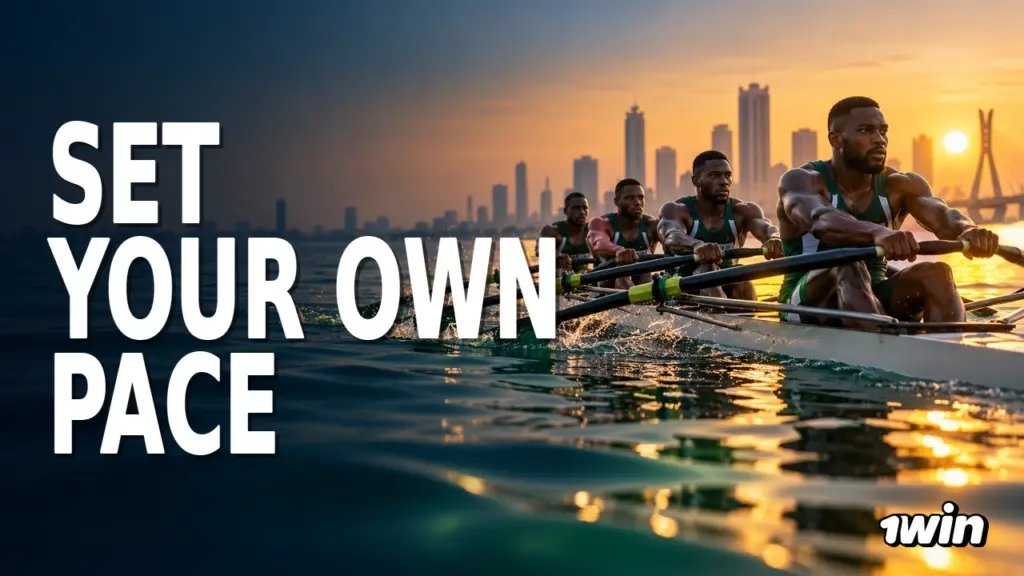 1win rowing illustration