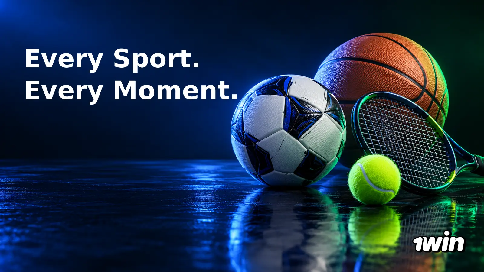 1win sports betting illustration