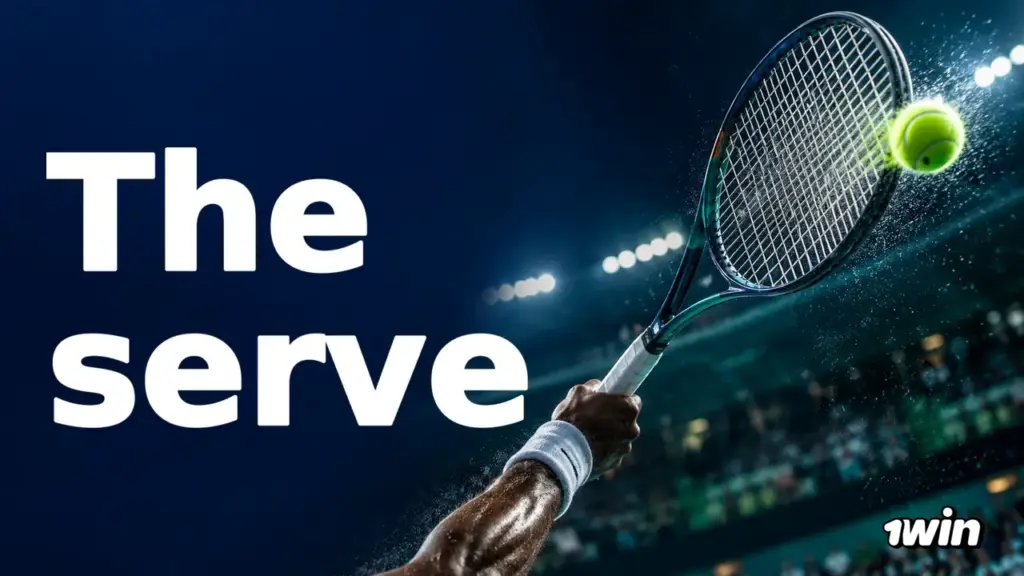 1win tennis illustration