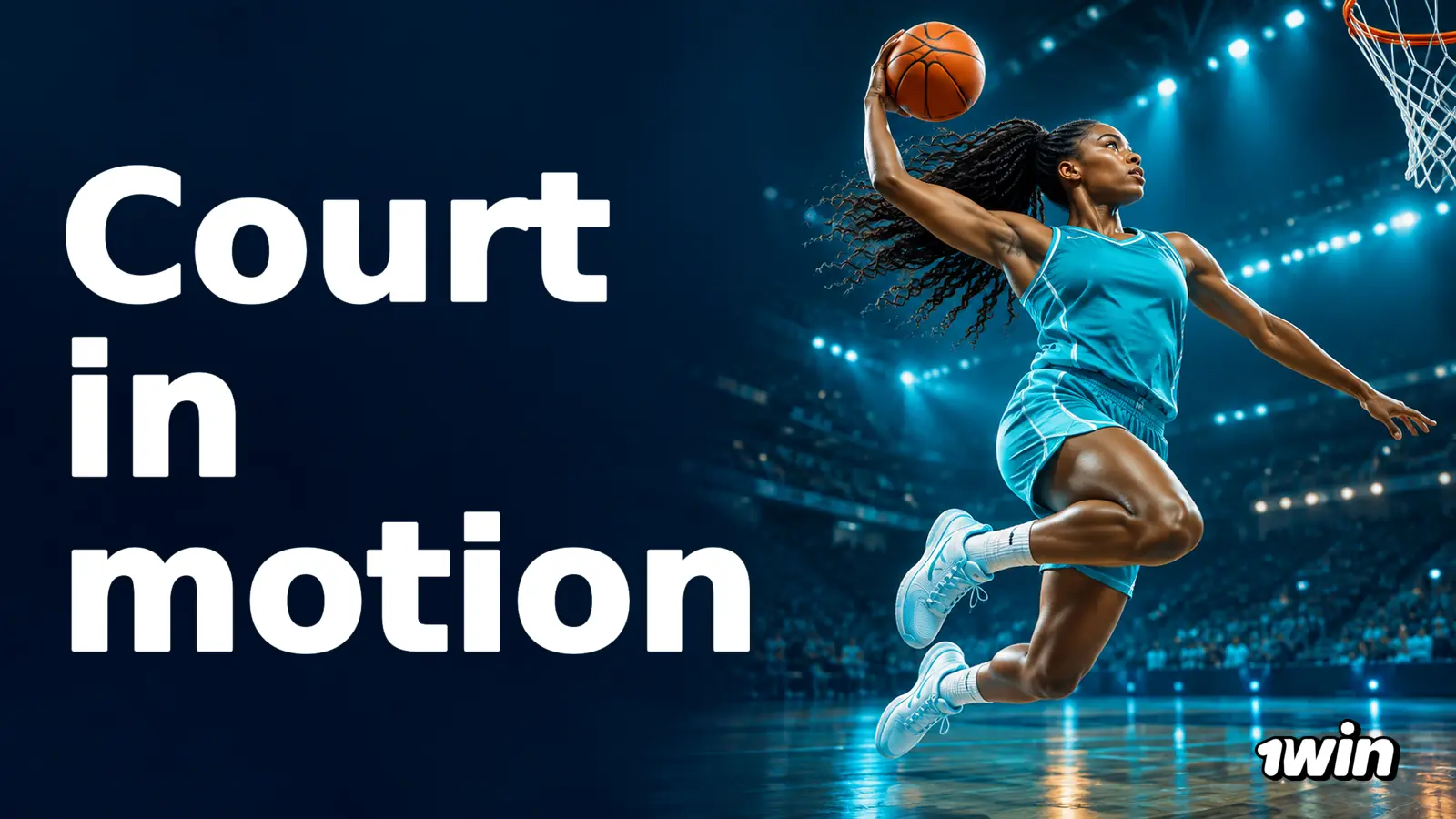 1win basketball illustration