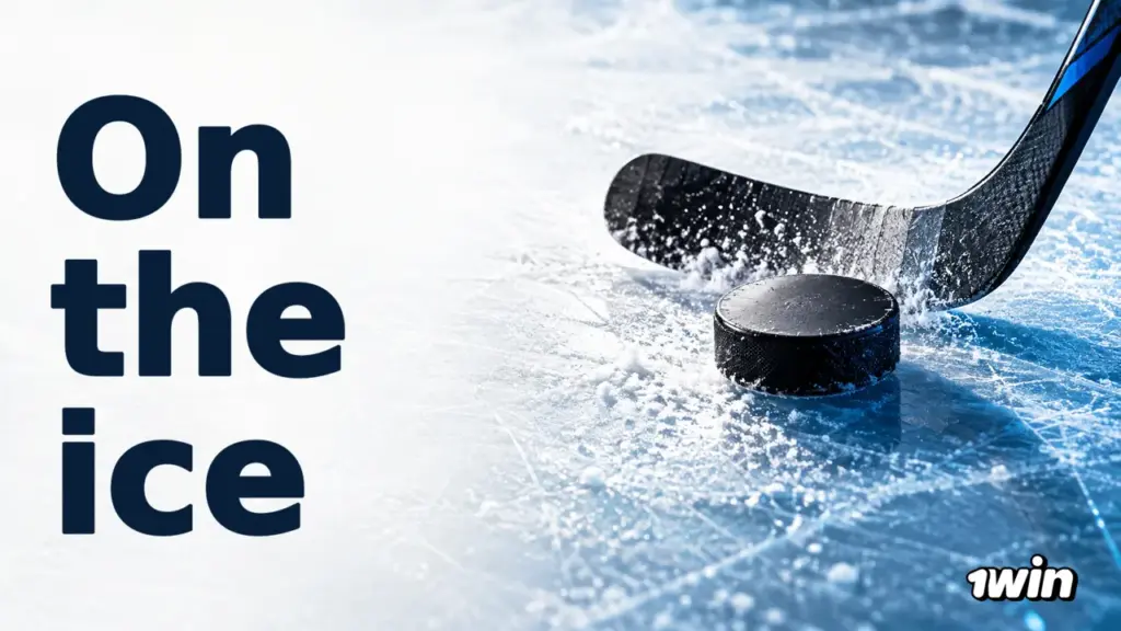 1win hockey illustration